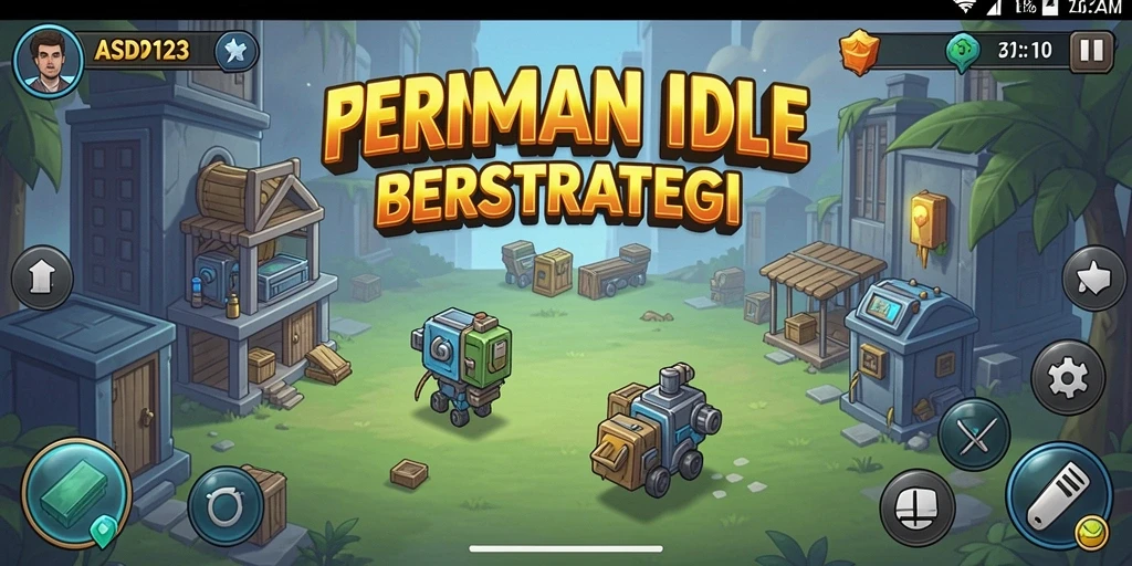 Tampilan gameplay menarik dari ASD123 yang menunjukkan karakter sedang beraksi.