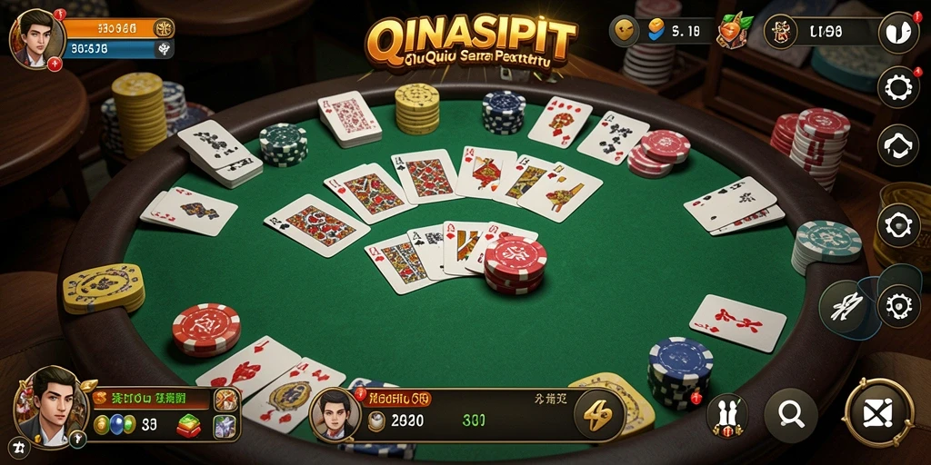 Tampilan gameplay QiuQiu yang menarik dan seru di CINASIPIT.