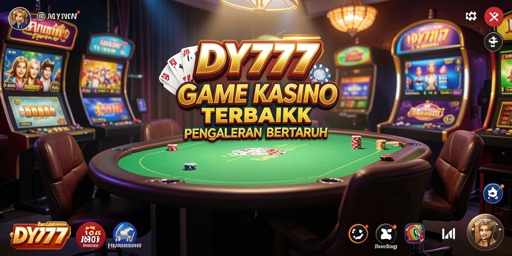 Screenshot permainan <strong>DY777</strong> menampilkan pengalaman kasino yang menegangkan.