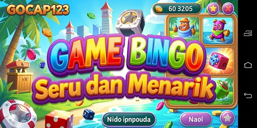 Screenshot gameplay GOCAP123 yang menampilkan keseruan bermain Bingo.