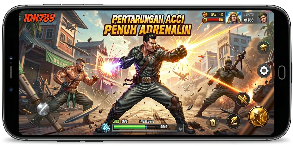 Screenshot gameplay IDN789 yang menampilkan aksi mendebarkan.