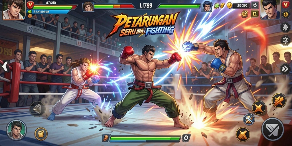 Tampilan gameplay LI789 dengan pertempuran yang mendebarkan.