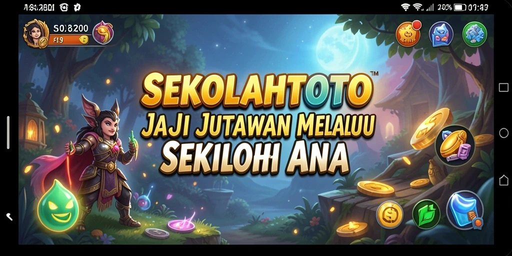 Tampilan gameplay <strong>SEKOLAHTOTO</strong> yang menarik dan menyenangkan.
